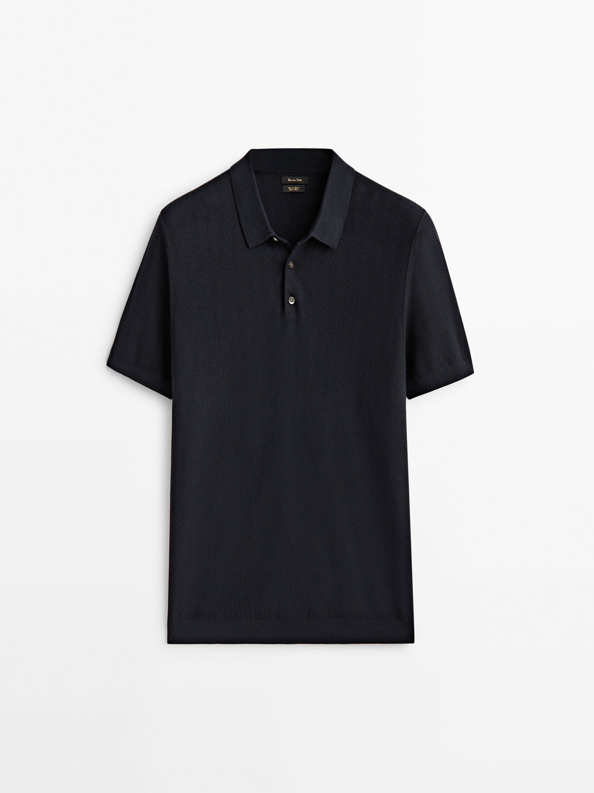 Jersey polo punto espiga algodón - AZUL MARINO