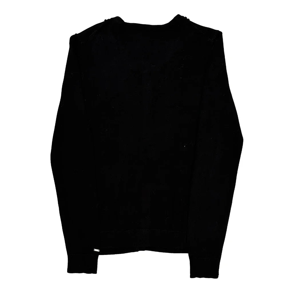 Tommy Hilfiger Studded Sweater - XS Black Cotton