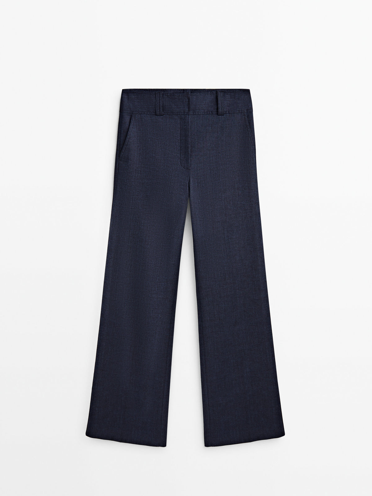 Pantalón traje denim - AZUL MARINO