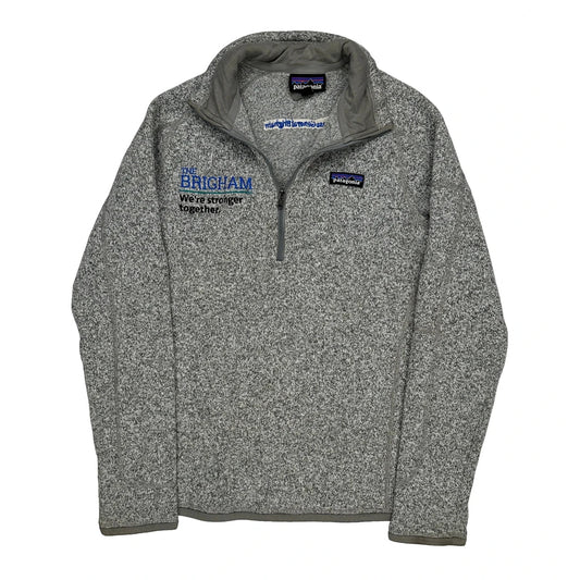 Brigham Patagonia 1/4 Zip - Medium Gray Polyester