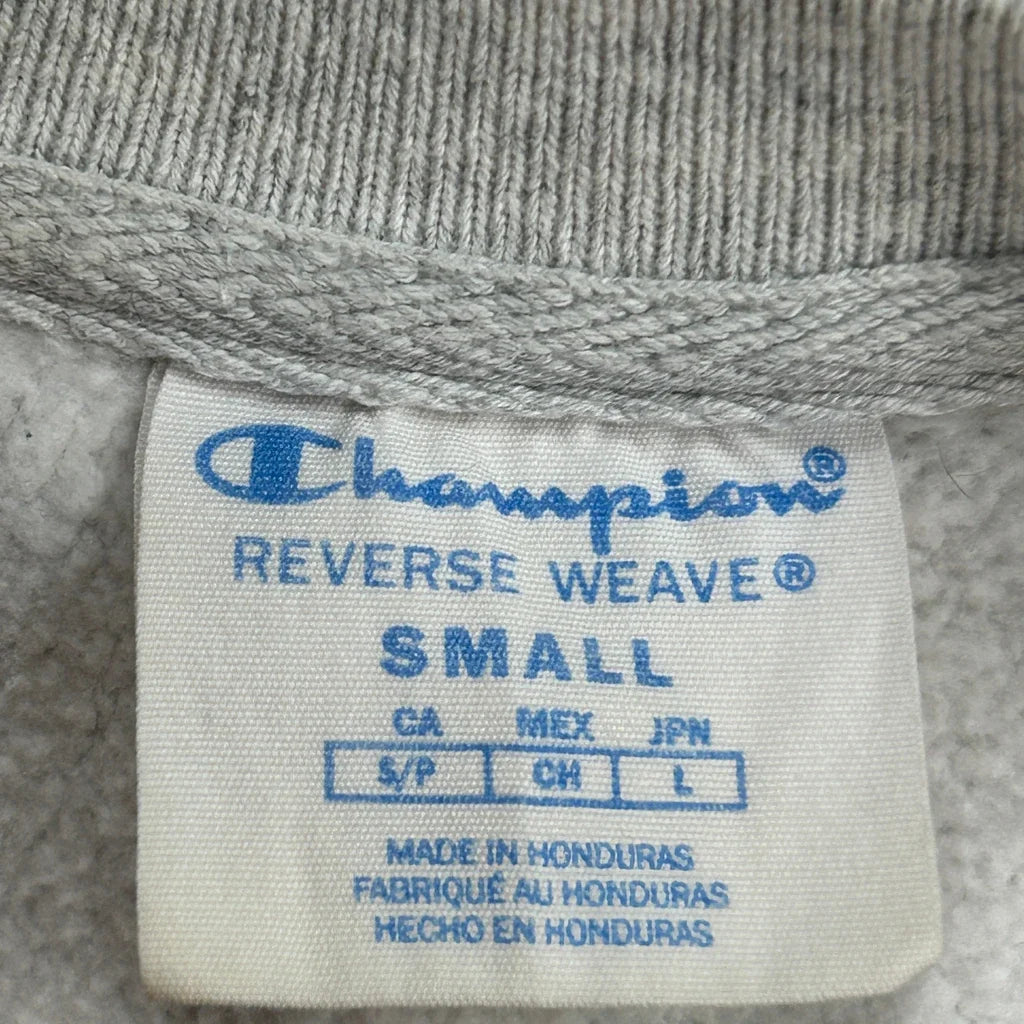 Reverse Weave Champion Miami College Sweatshirt - Small Gray Cotton