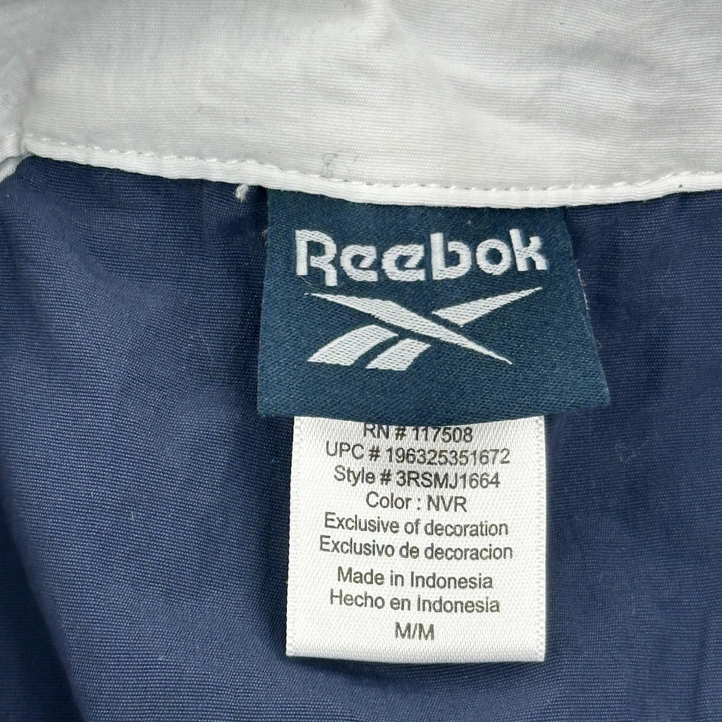 Reebok Track Jacket - Medium Navy Polyester
