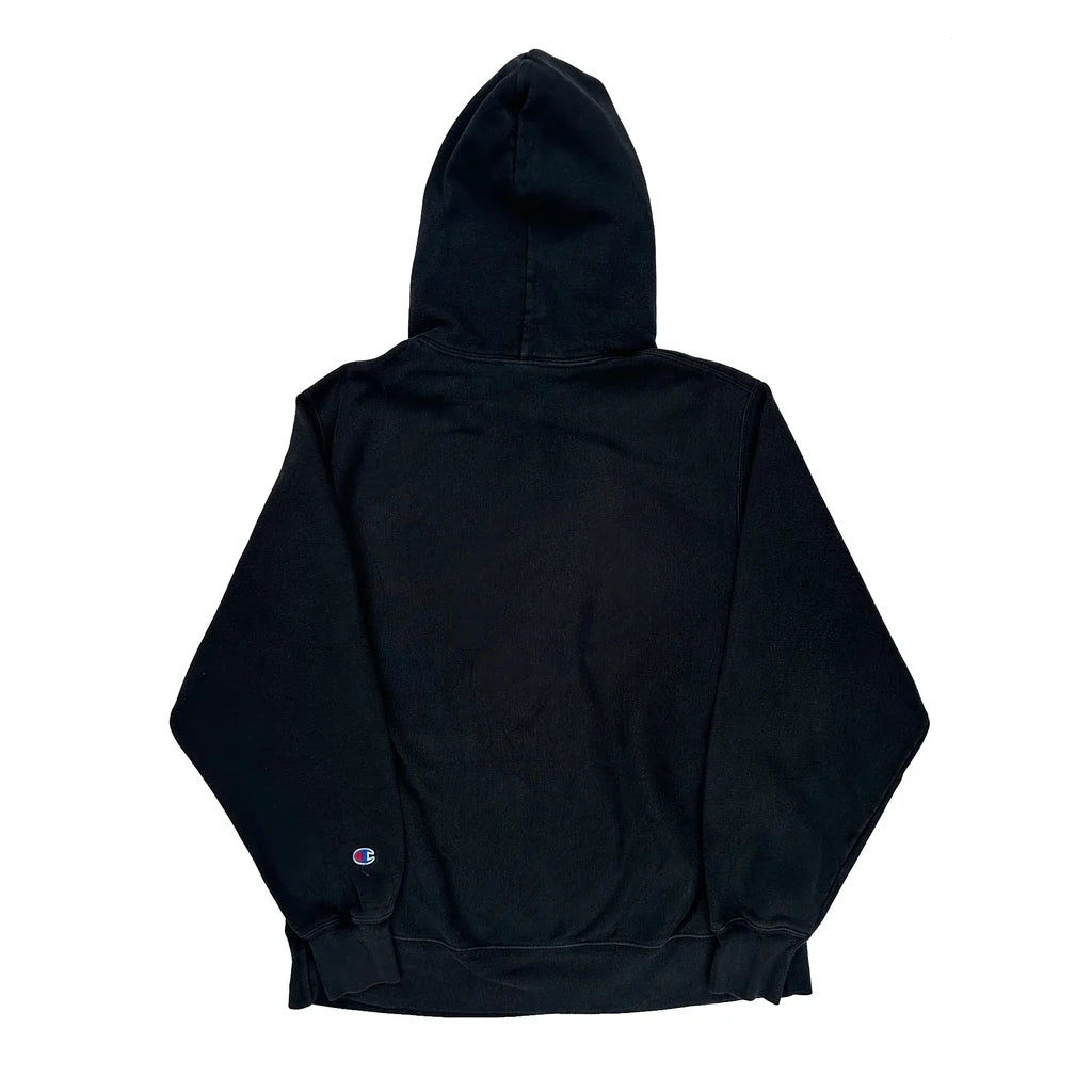 Reverse Weave Champion Hoodie - Medium Black Cotton Blend
