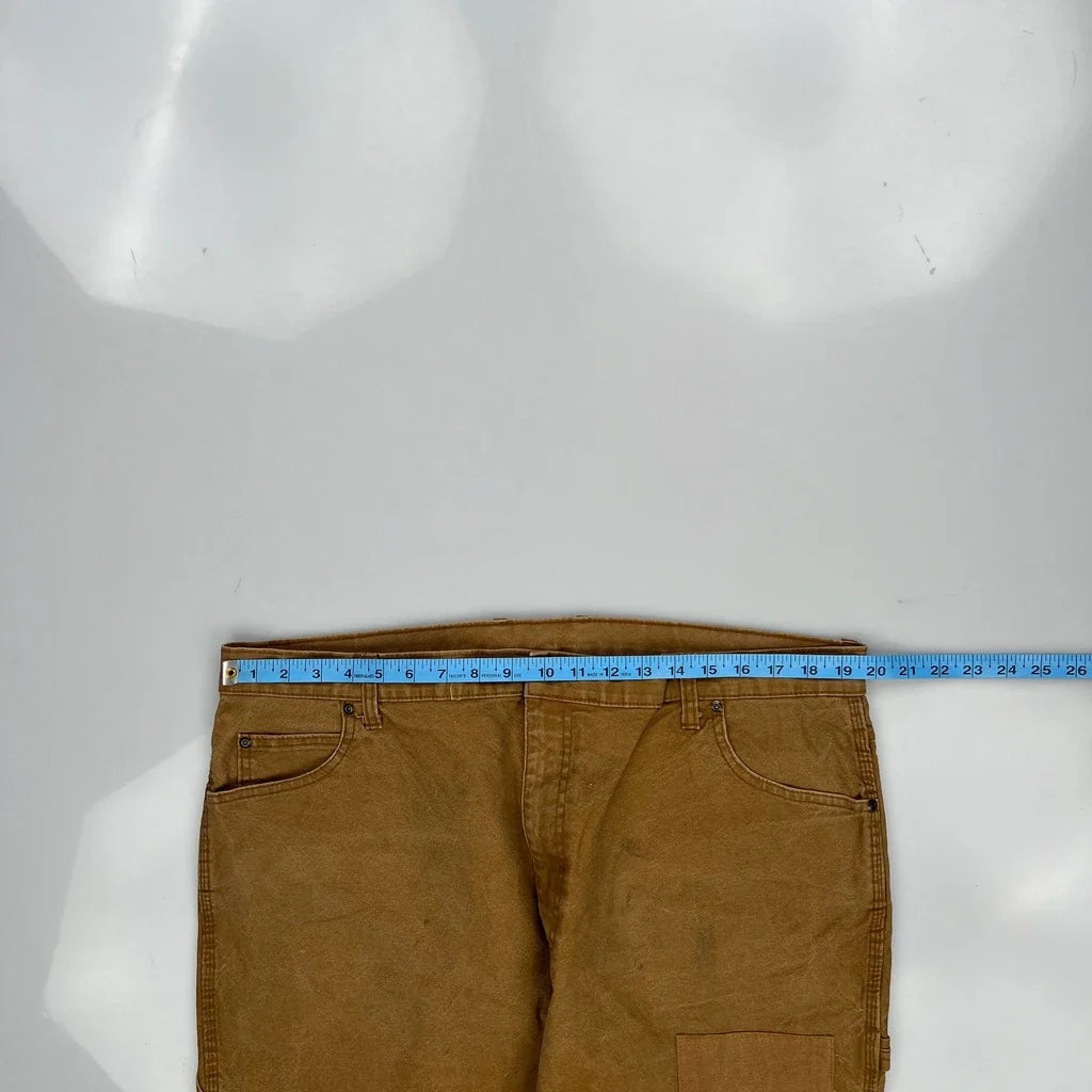 Dickies Carpenter Pants - 40W 26L Brown Cotton