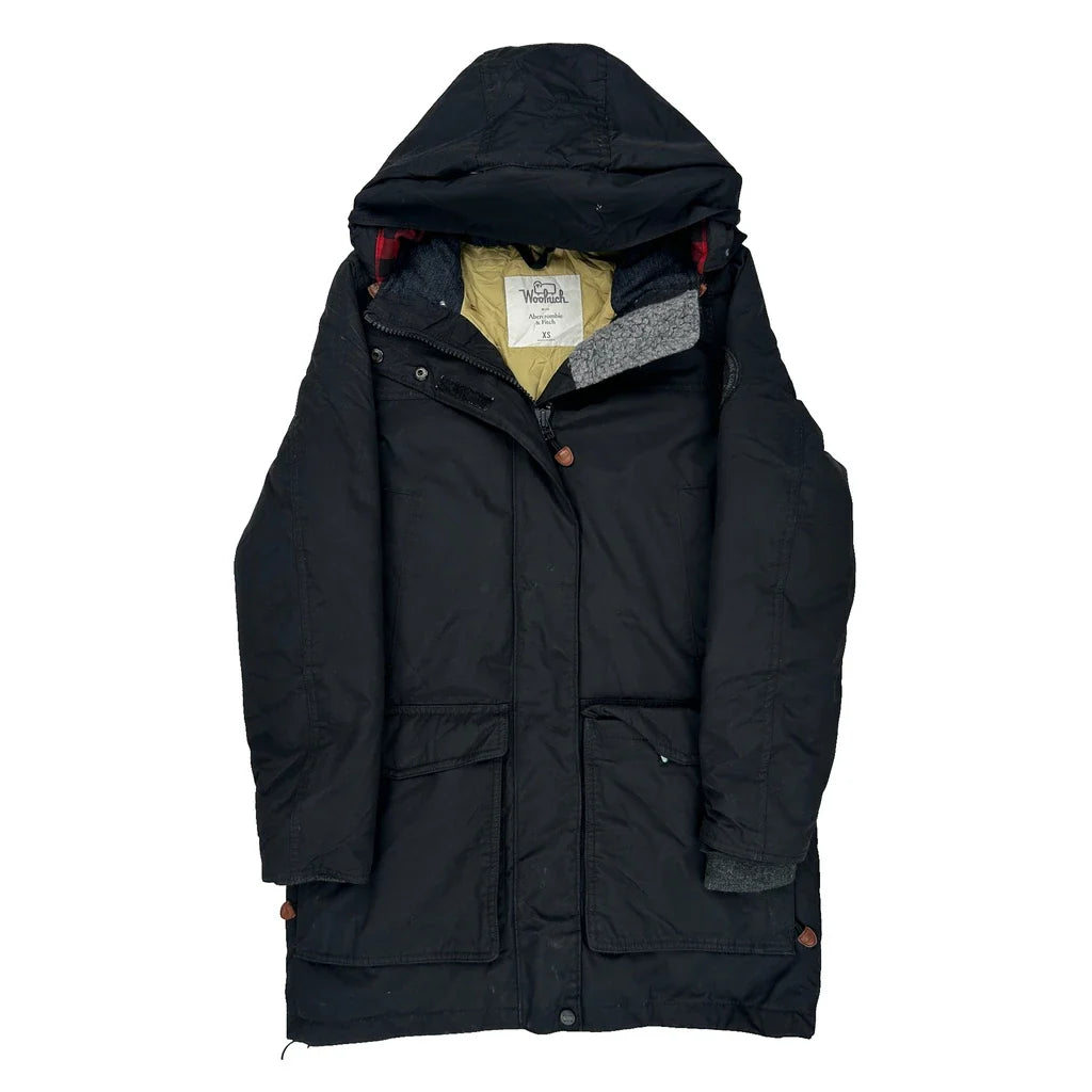 Woolrich Abercrombie & Fitch Parka - XS Black Polyester