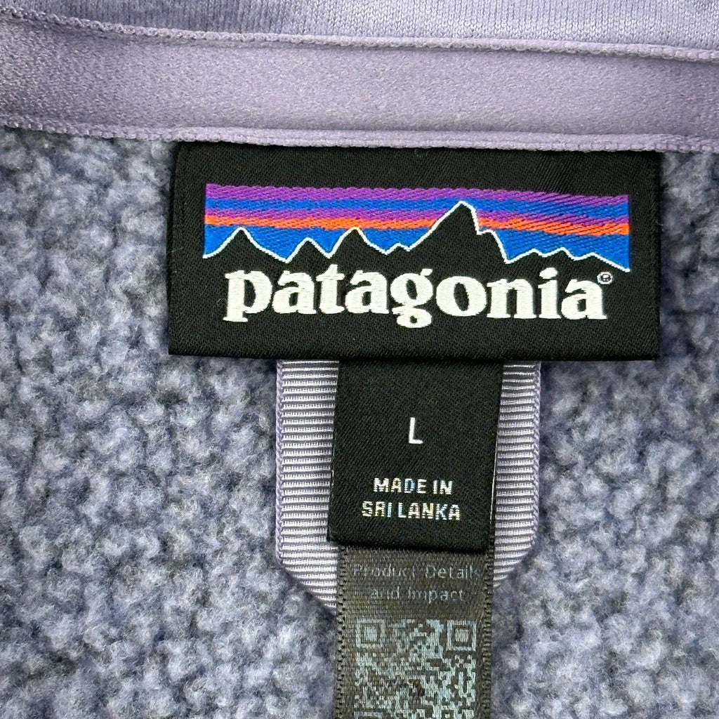 Patagonia Fleece Jacket - Large Blue Polyester