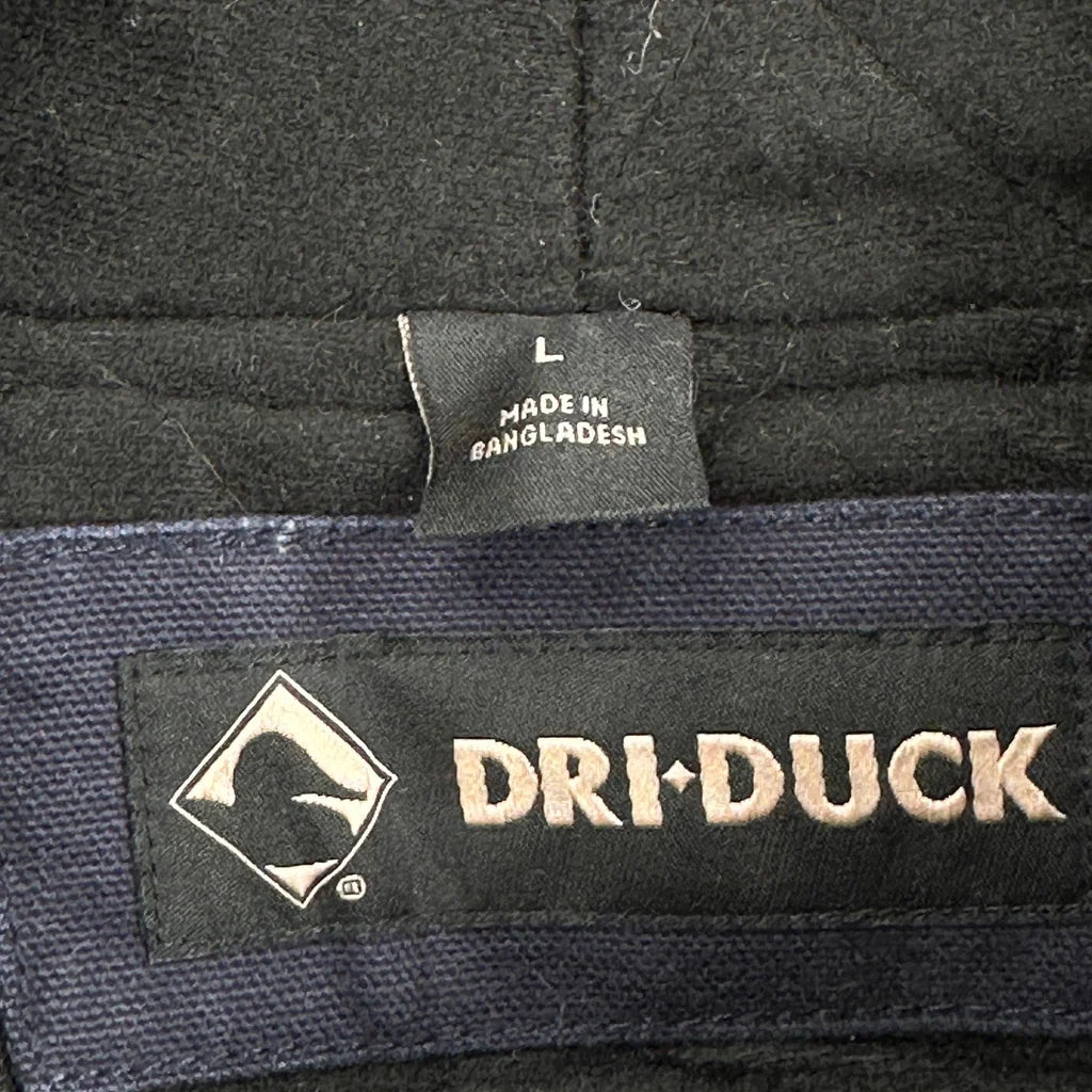 Refrigeration Contractors Dri Duck Workwear Jacket - Large Blue Cotton