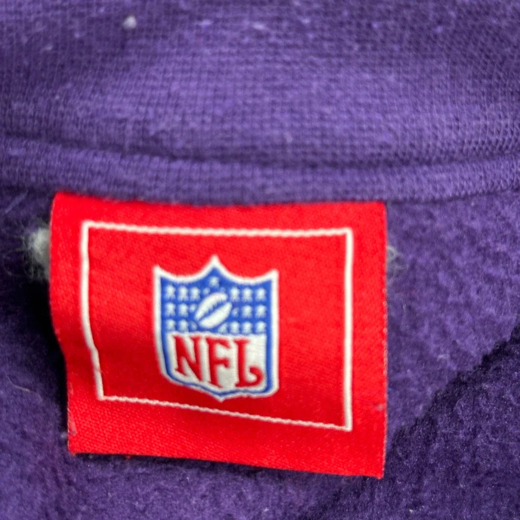 Baltimore Ravens Nfl Football 1/4 Zip - 3XL Purple Polyester