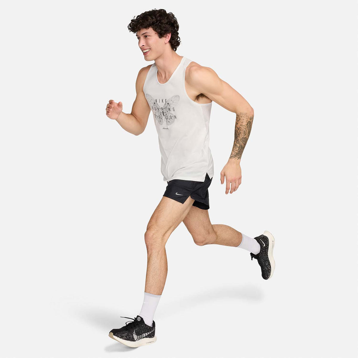 Nike Dri-FIT Rise 365 Canotta Summit White/Bicoastal/Black