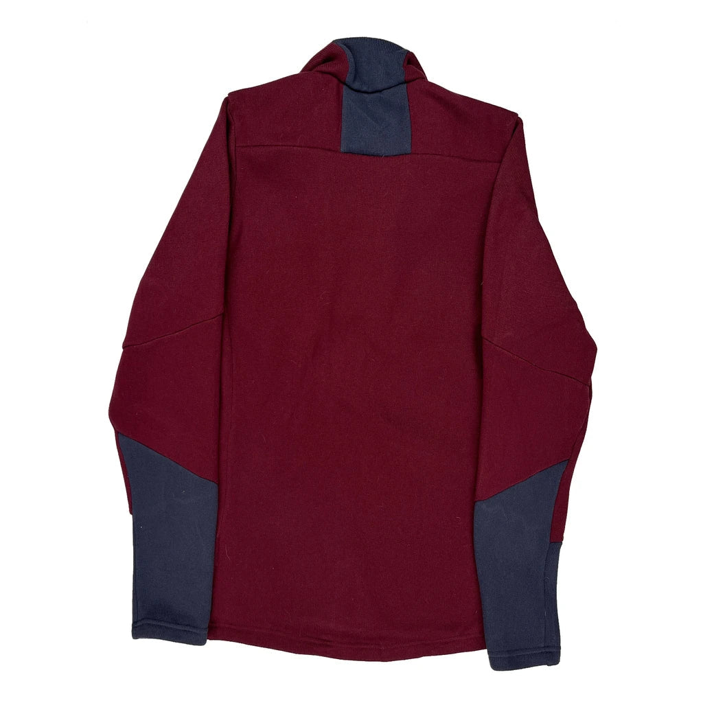 Helly Hansen Fleece Jacket - XL Burgundy Polyester