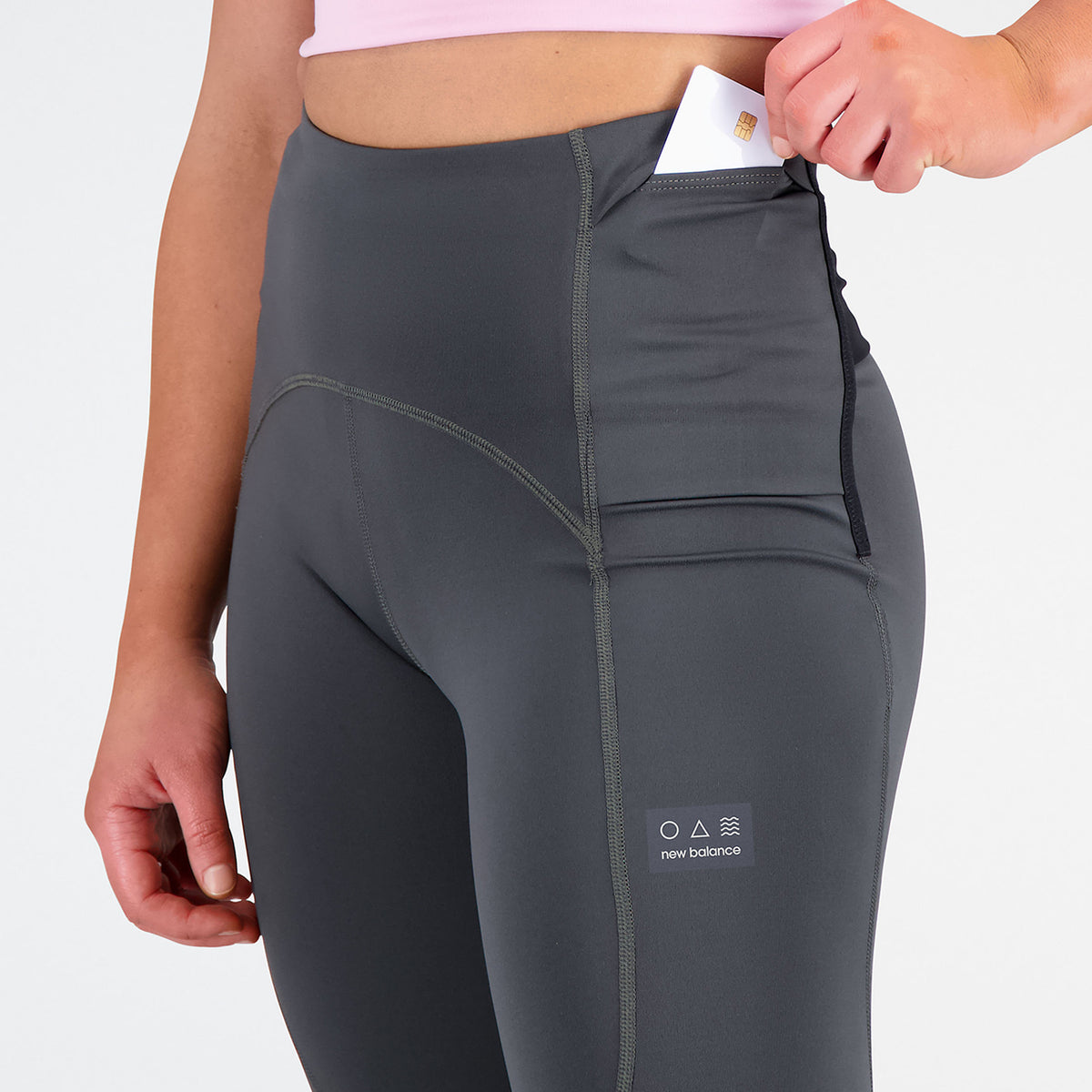 New Balance Impact Run High Rise Tights Blacktop