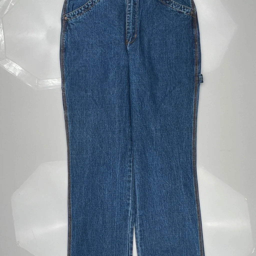 Bill Blass Carpenter Jeans - 34W US 12 Blue Cotton
