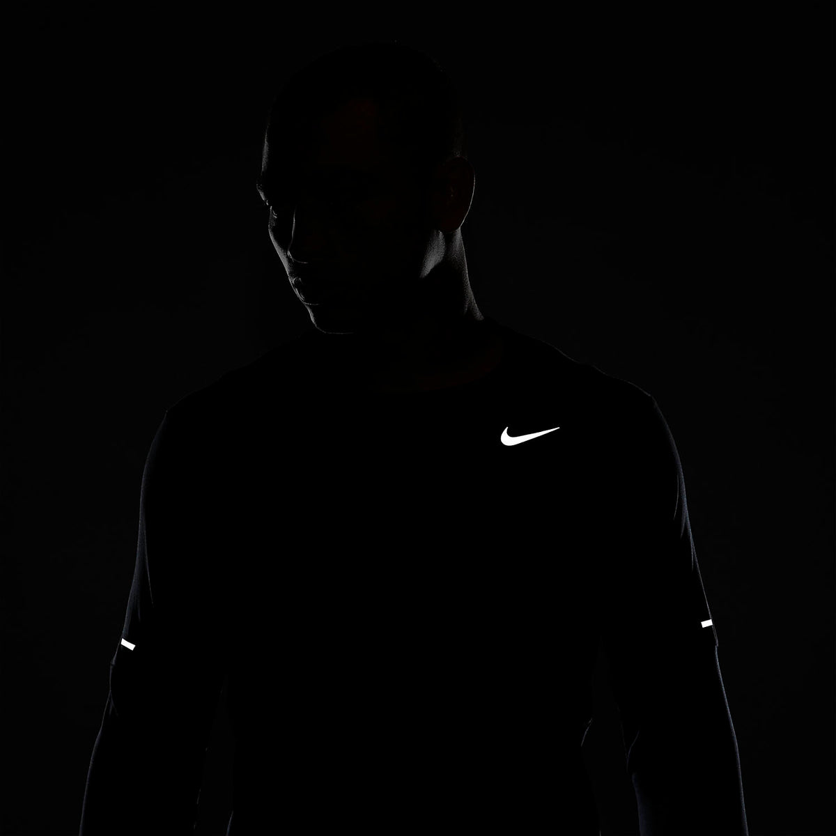 Nike Dri-FIT Element Crew Maglia Black/Reflective Silver