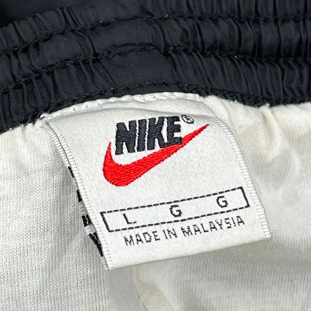 Nike Track Pants - Large Black Polyester