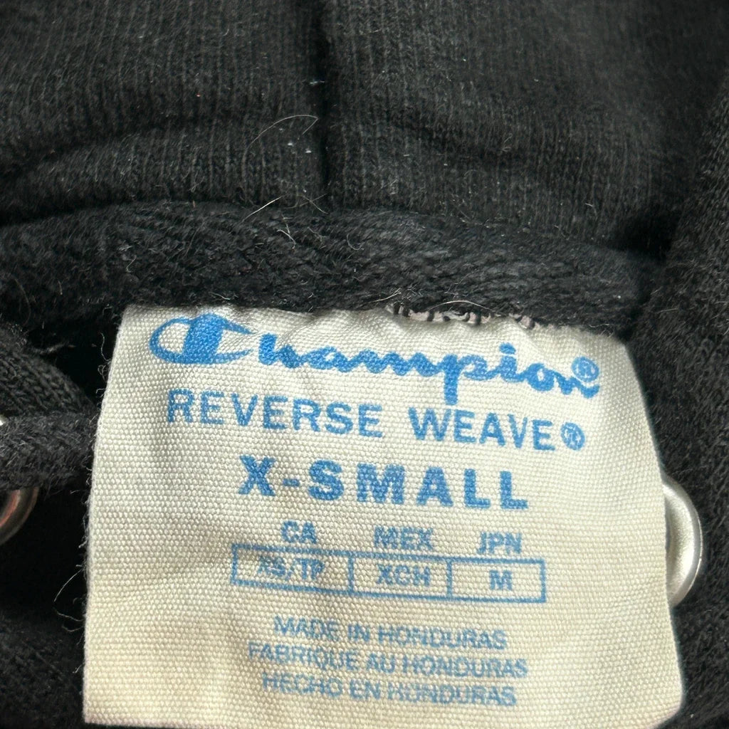 Reverse Weave Champion Hoodie - XS Black Cotton
