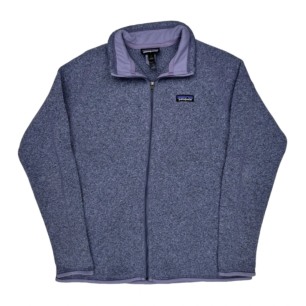 Patagonia Fleece Jacket - Large Blue Polyester