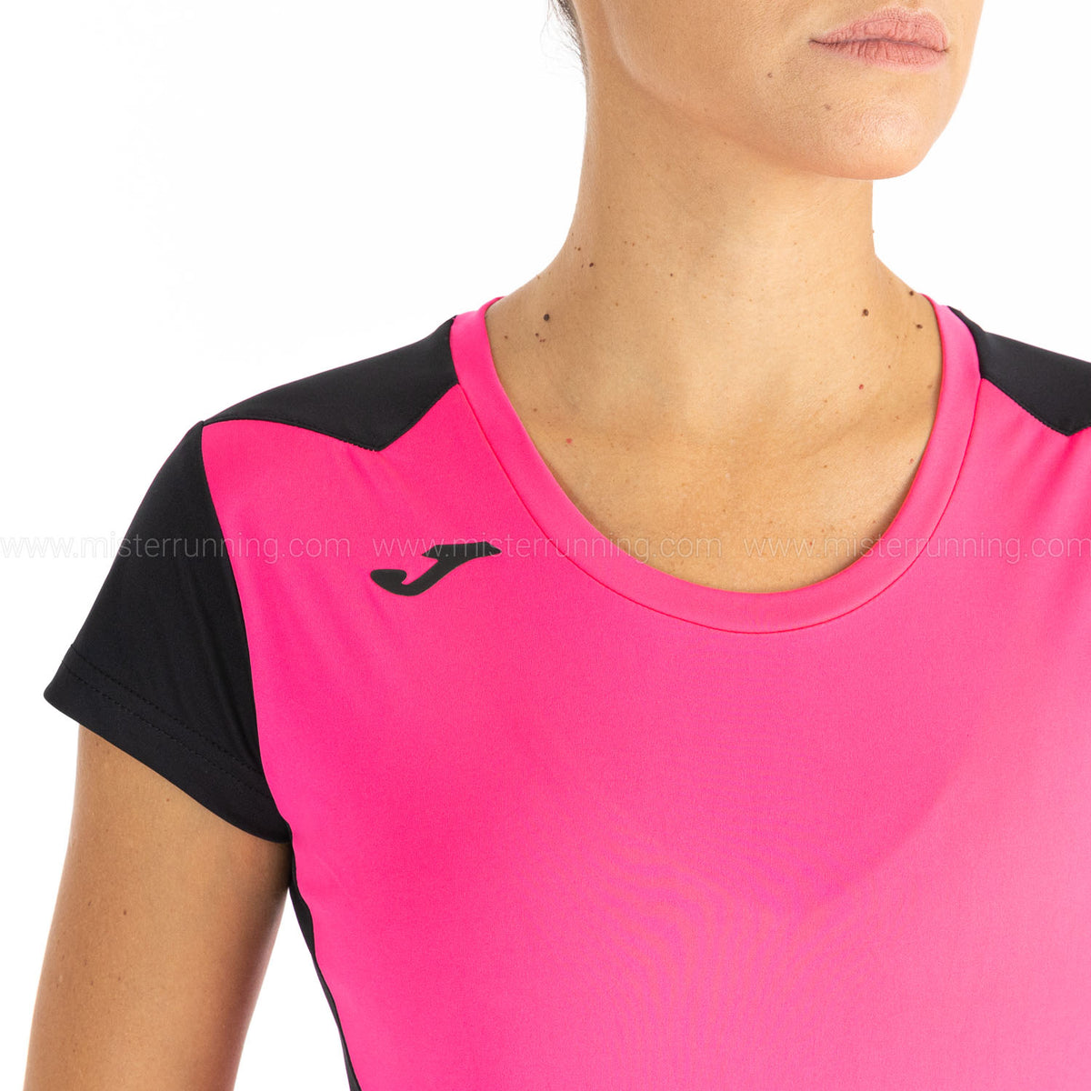 Joma Record II Maglietta Fluor Pink/Black