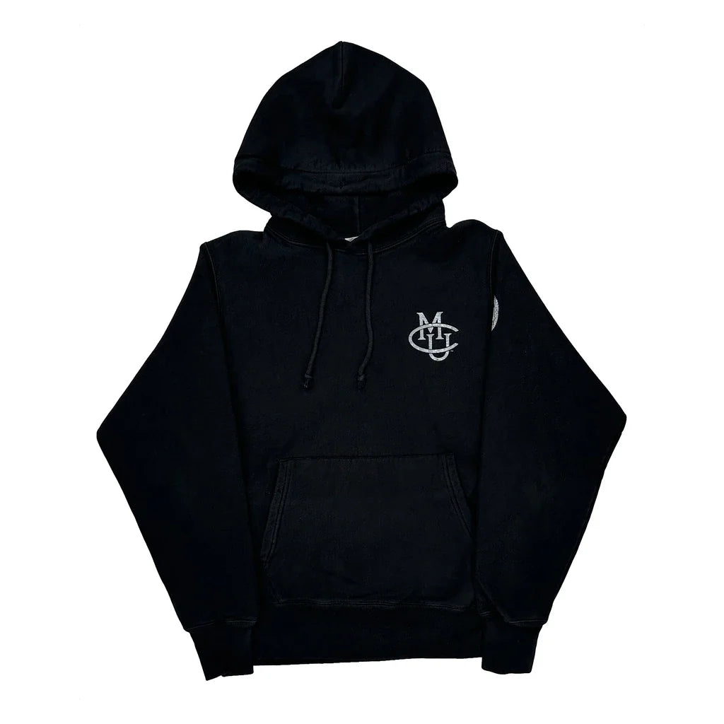 Reverse Weave Champion Hoodie - Small Black Cotton