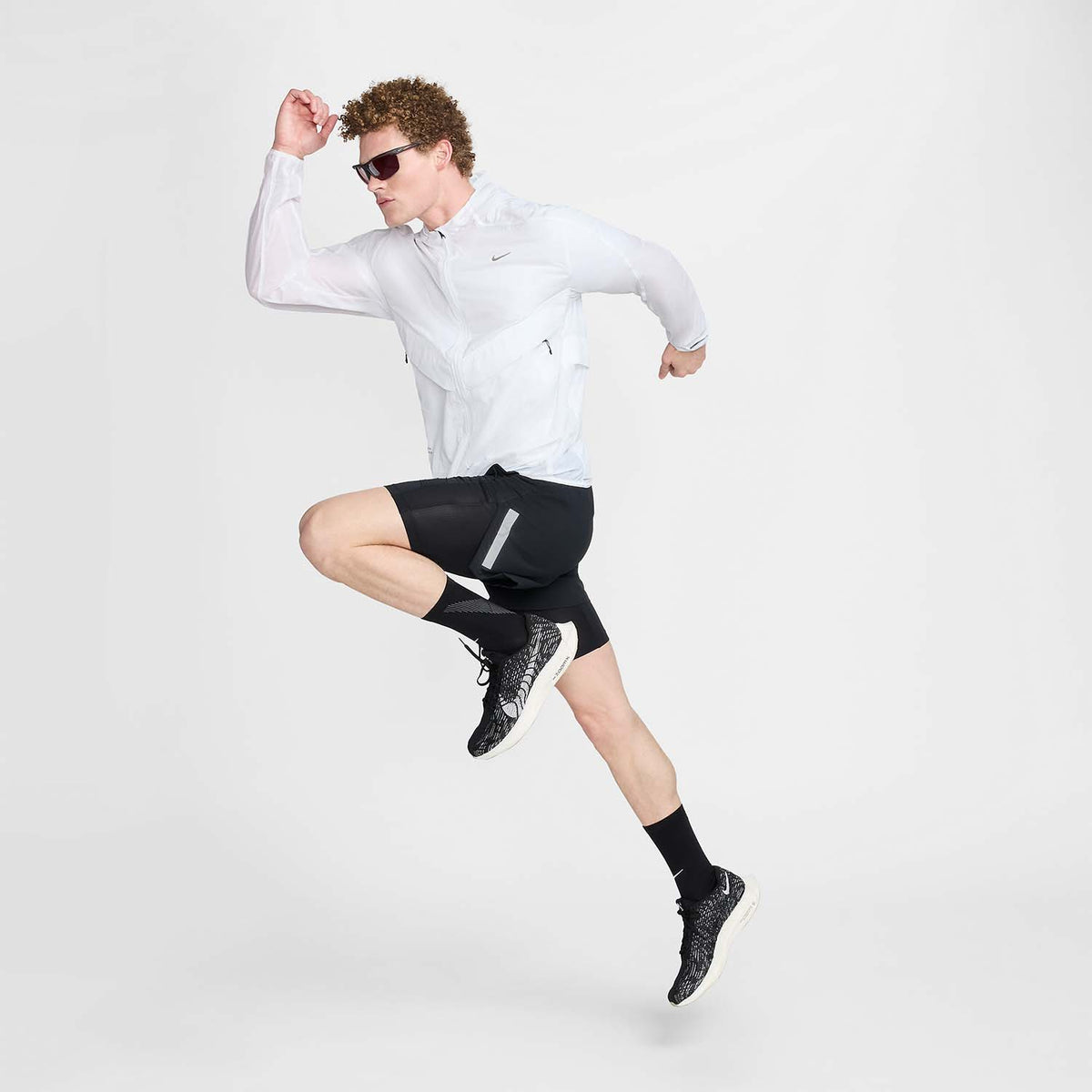 Nike Repel Run Division Giacca Summit White/Black/Blkref