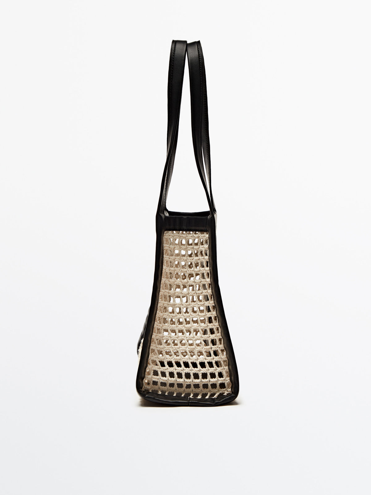 Bolso red combinado piel Limited edition - BLANCO