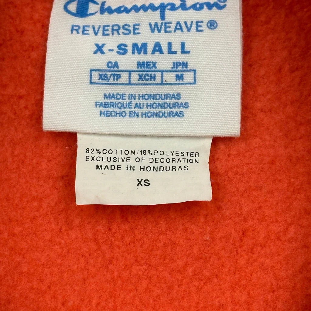 Reverse Weave Champion Sweatshirt - XS Red Cotton Blend