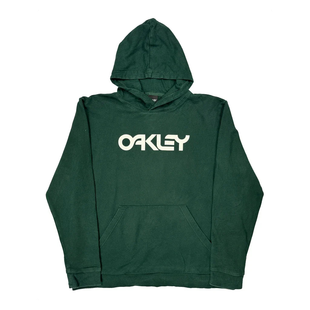 Oakley Hoodie - Large Green Cotton