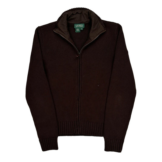 Ralph Lauren Zip Up - Medium Brown Cotton