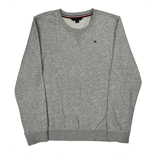 Tommy Hilfiger Sweatshirt - Medium Gray Cotton