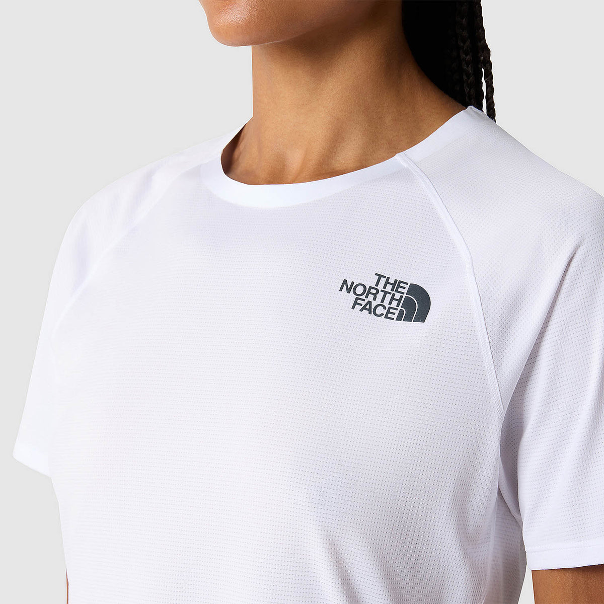 The North Face Summit High Maglietta TNF White/Optical Blue