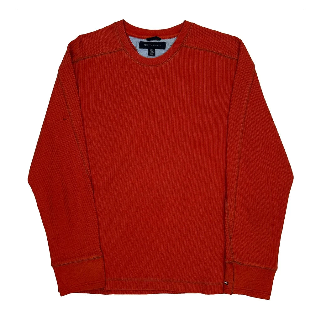 Tommy Hilfiger Sweater - Large Red Cotton