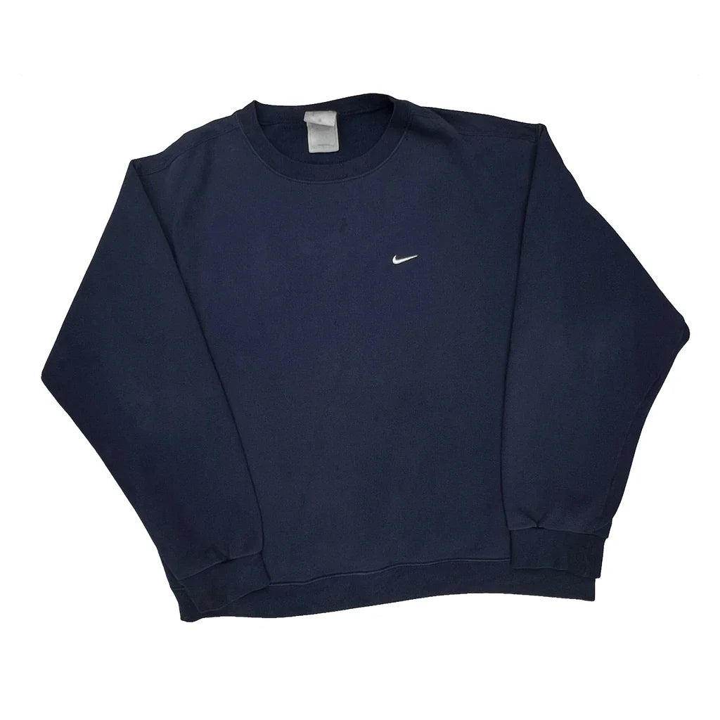 Nike Sweatshirt - XL Navy Cotton
