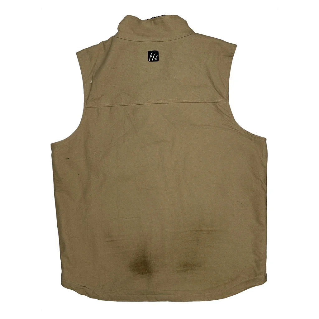 Fintech Workwear Vest - Large Beige Cotton