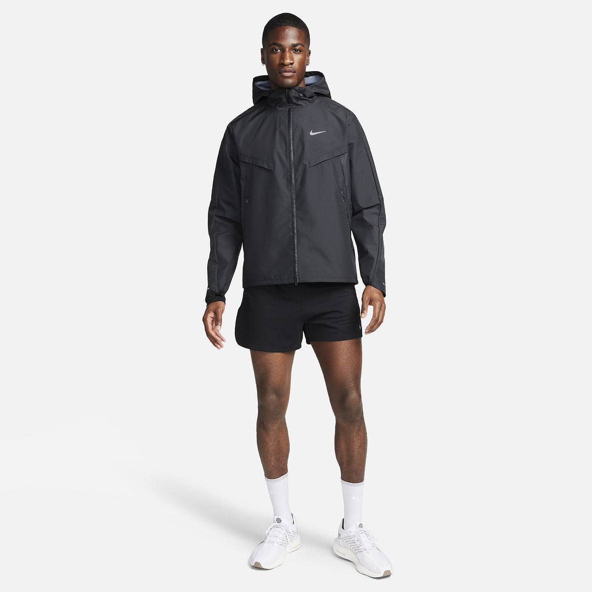 Nike Storm-FIT Windrunner Giacca Black/Reflective Silver