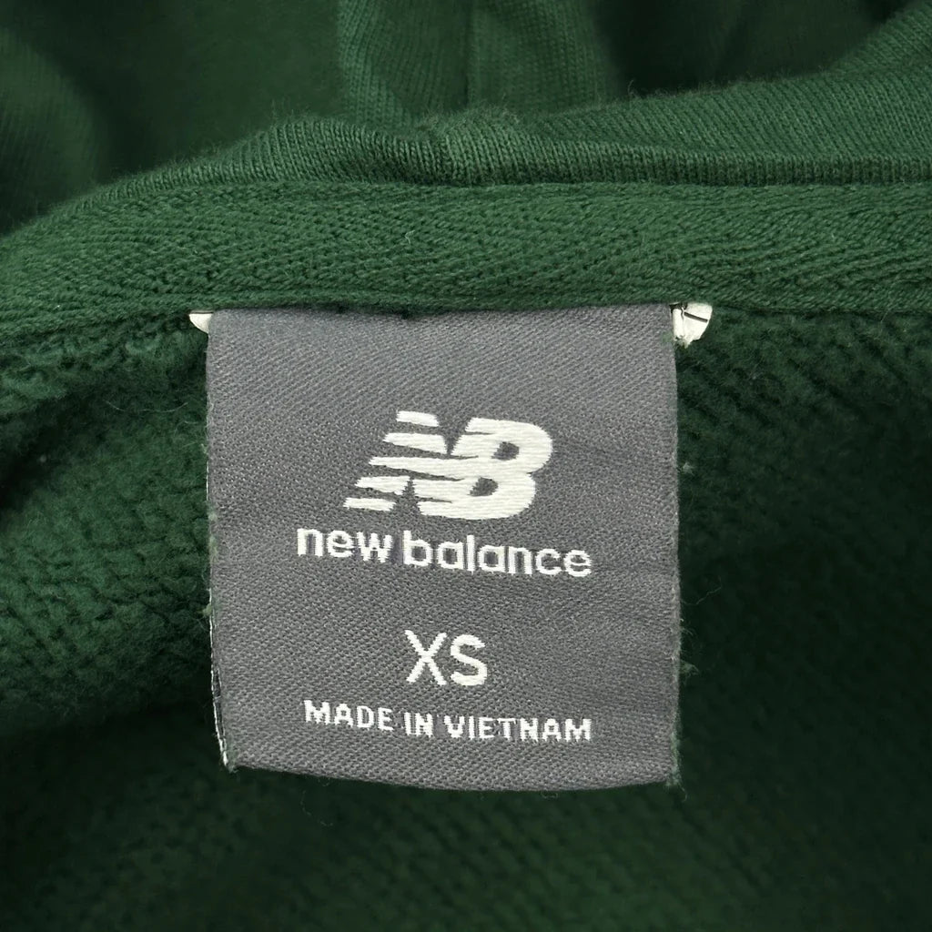New Balance Hoodie - XS Green Cotton