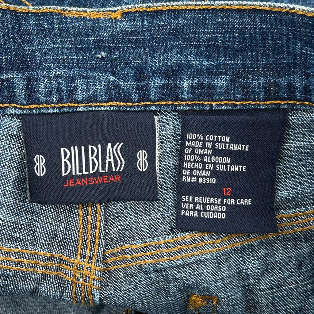 Bill Blass Carpenter Jeans - 34W US 12 Blue Cotton