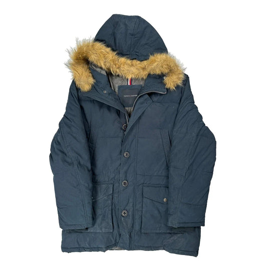 Tommy Hilfiger Parka - XL Blue Polyester