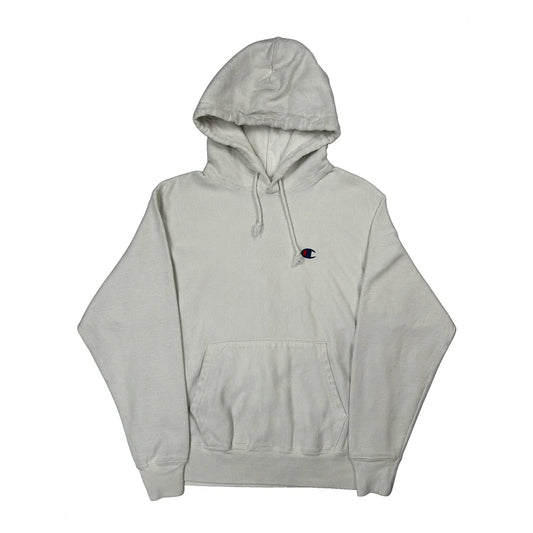 Reverse Weave Champion Hoodie - Medium White Cotton