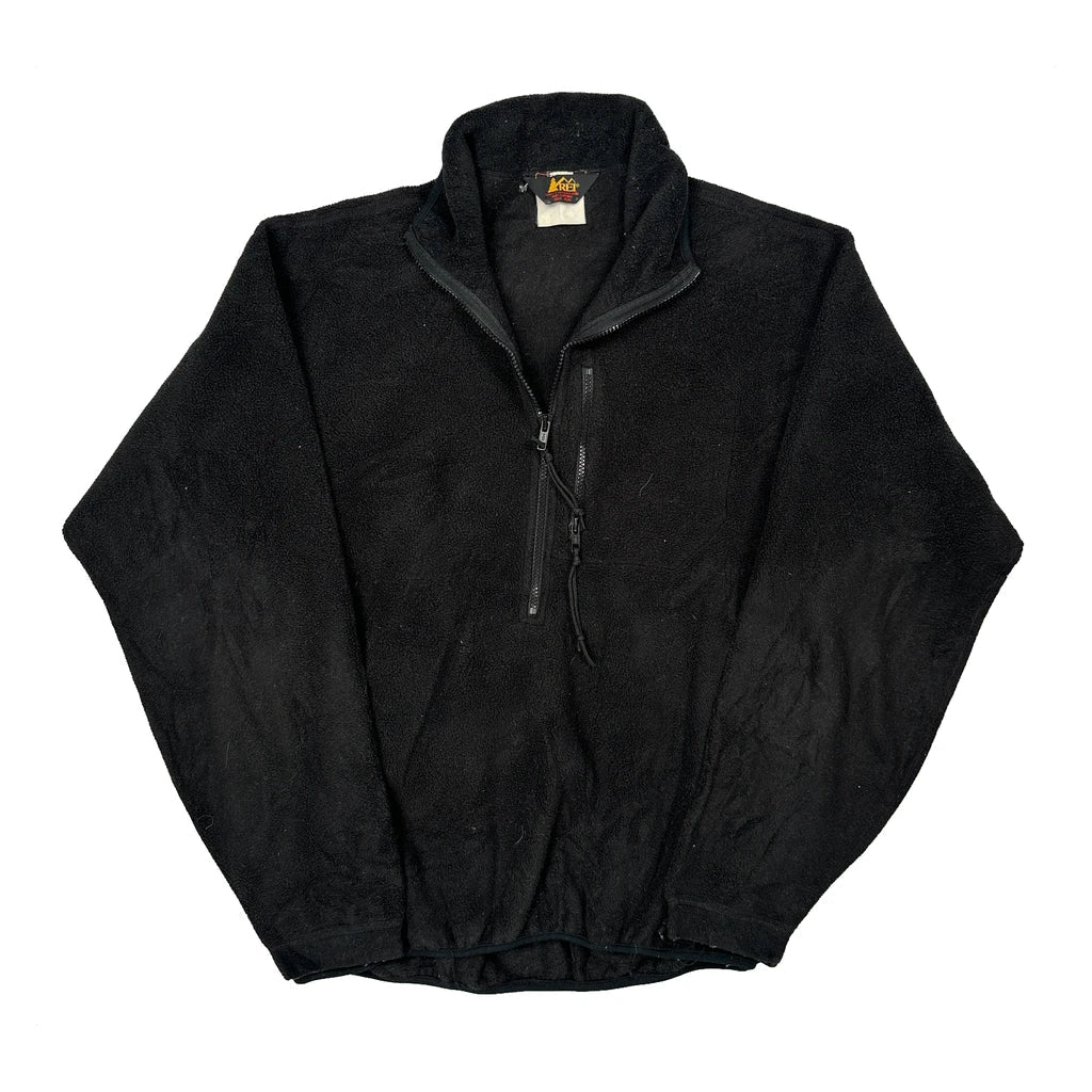 90S Rei Fleece - No Size Black Polyester