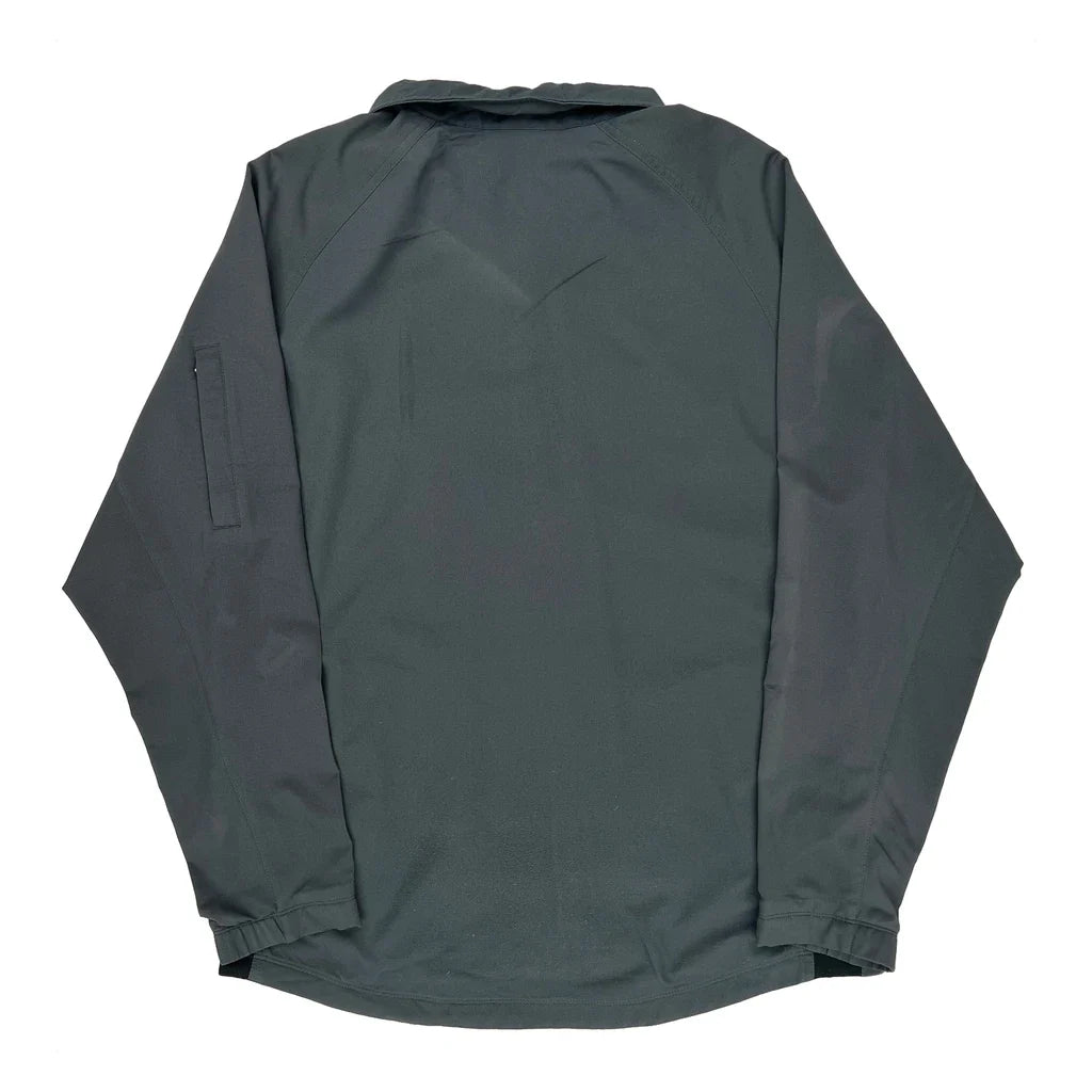 Nike Windbreaker - Large Gray Polyester