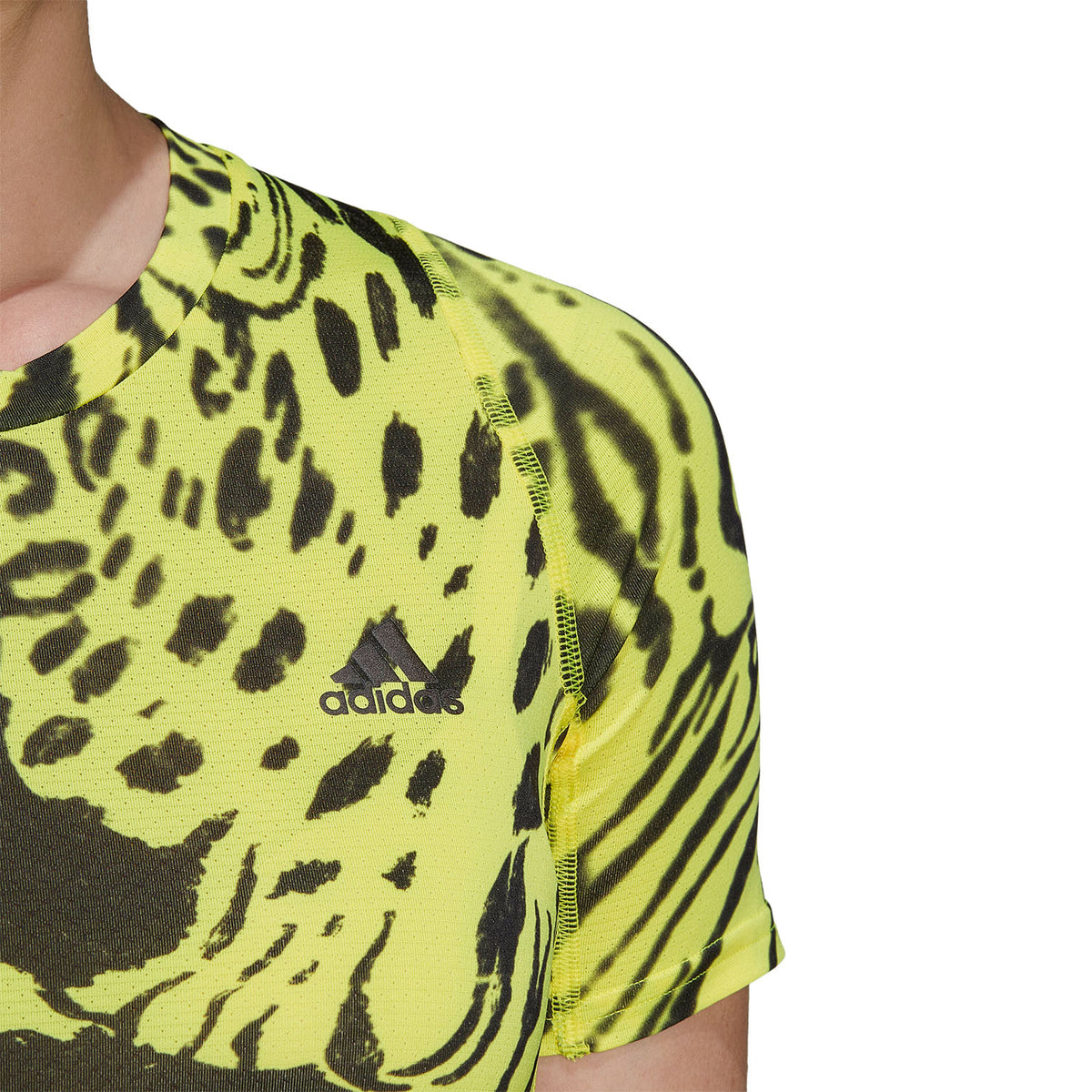 adidas Fast Printed Maglietta Beam Yellow/Black