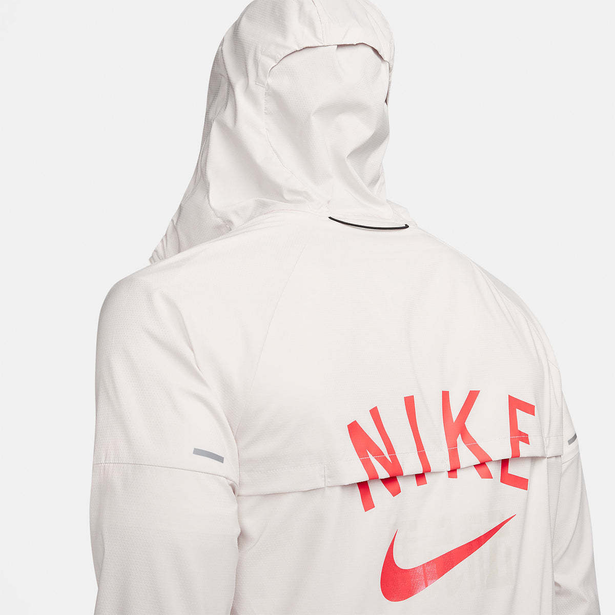 Nike Repel Windrunner Ekiden Giacca Light Bone/Track Red/Medium Ash