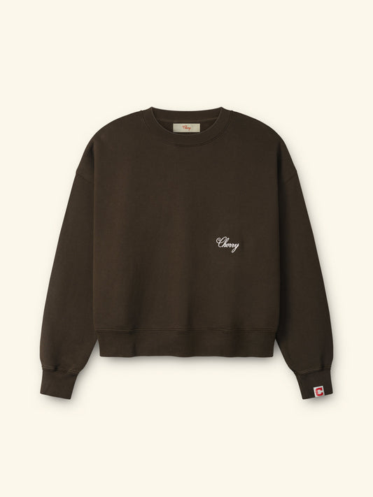 American Classic Crewneck (Chocolate)