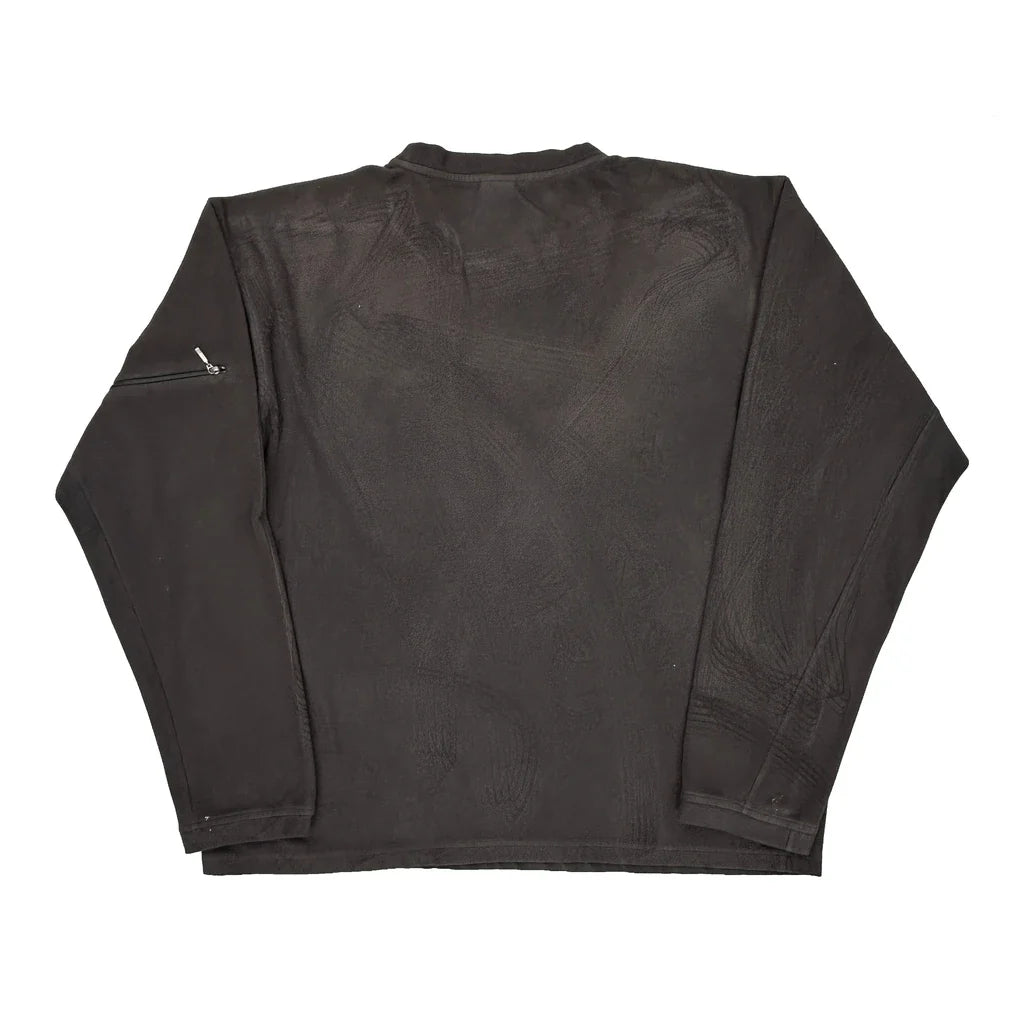 The North Face Fleece - Large Gray Polyester
