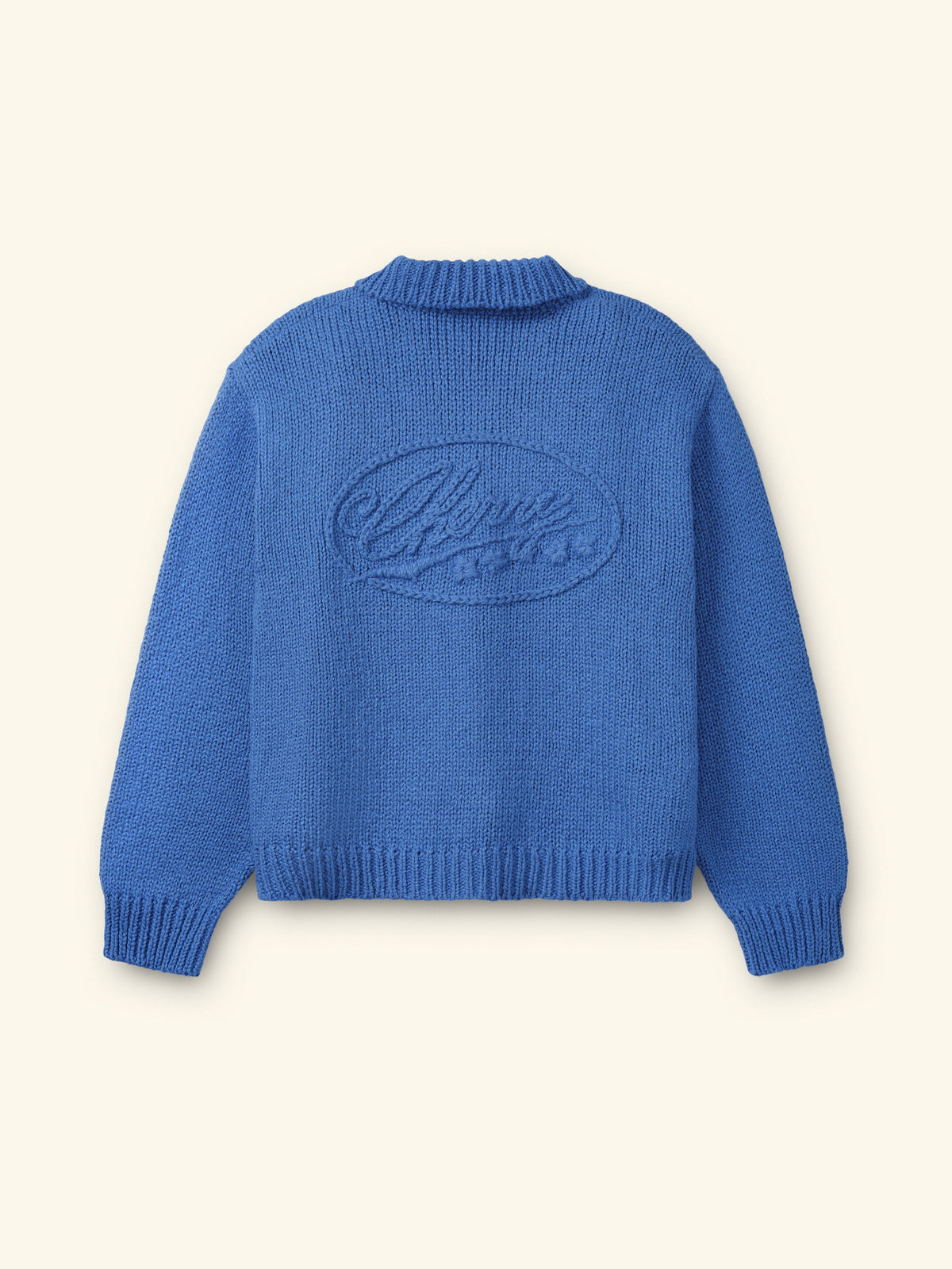 5 Star Knit Zip Jacket (Steel Blue)