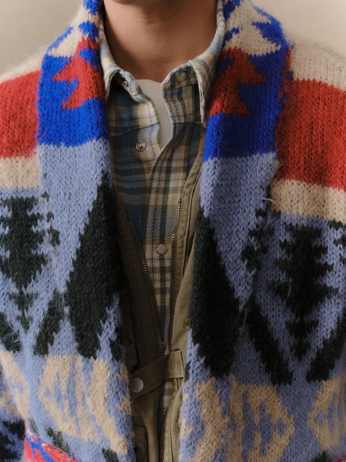 Frontier Striped Smoking Jacket