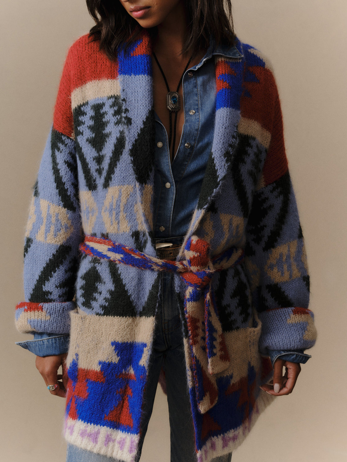 Frontier Striped Smoking Jacket