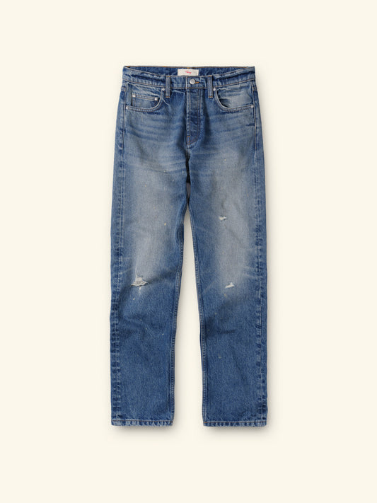 Straight 5 Pocket Jeans (Painters Wash)