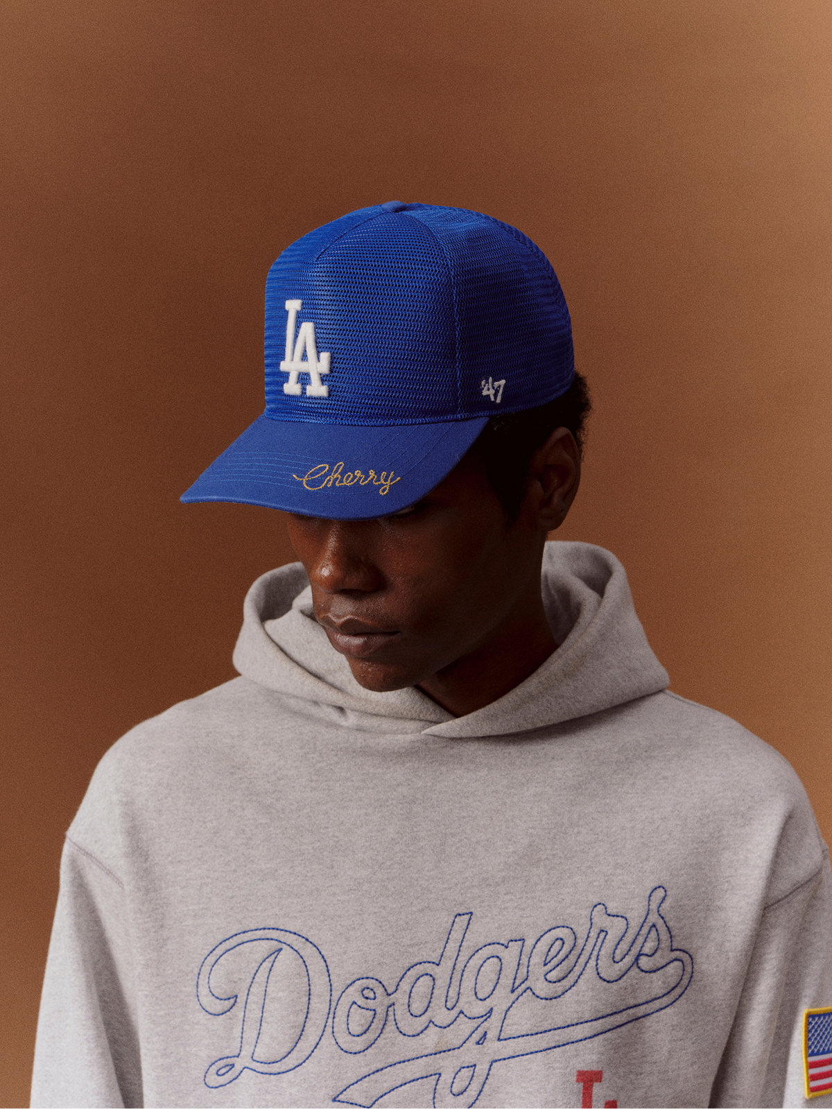 Mid Summer Classics Mesh Trucker (Royal)