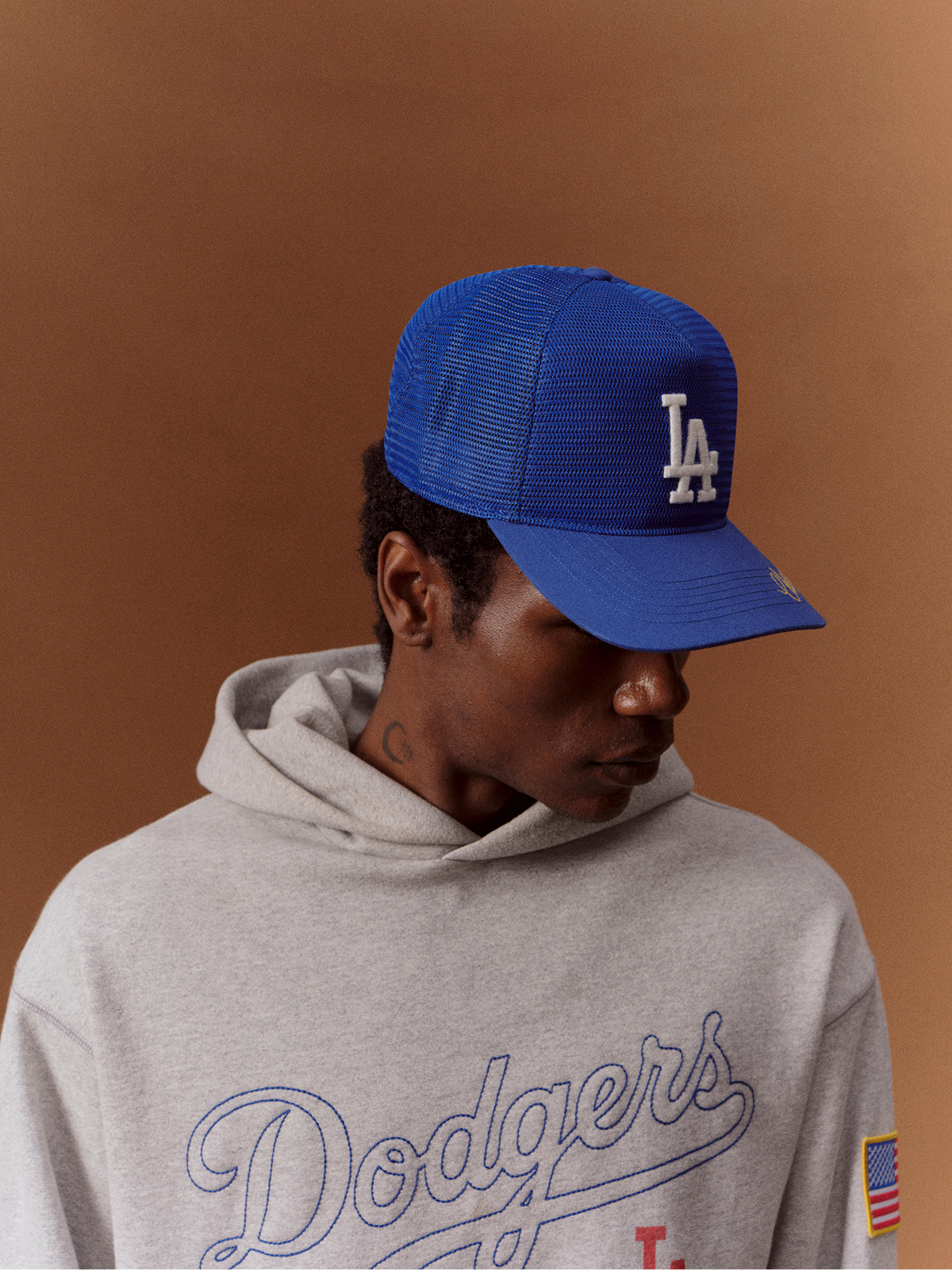 Mid Summer Classics Mesh Trucker (Royal)