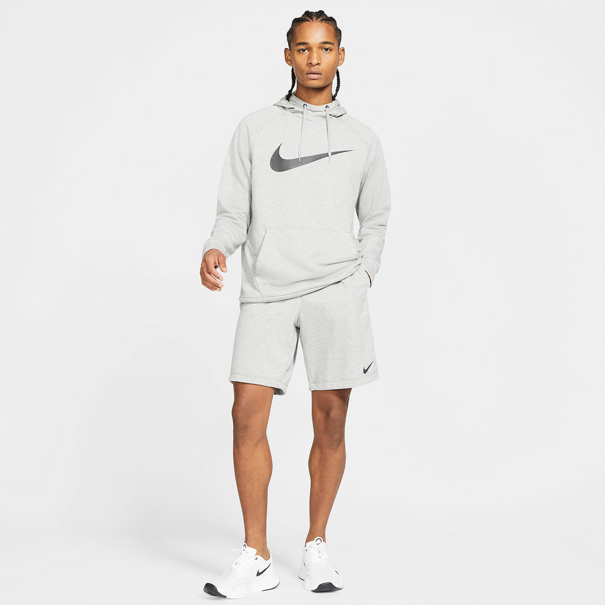 Nike Dri-FIT Classic 9in Pantaloncini Dark Grey Heather/Black